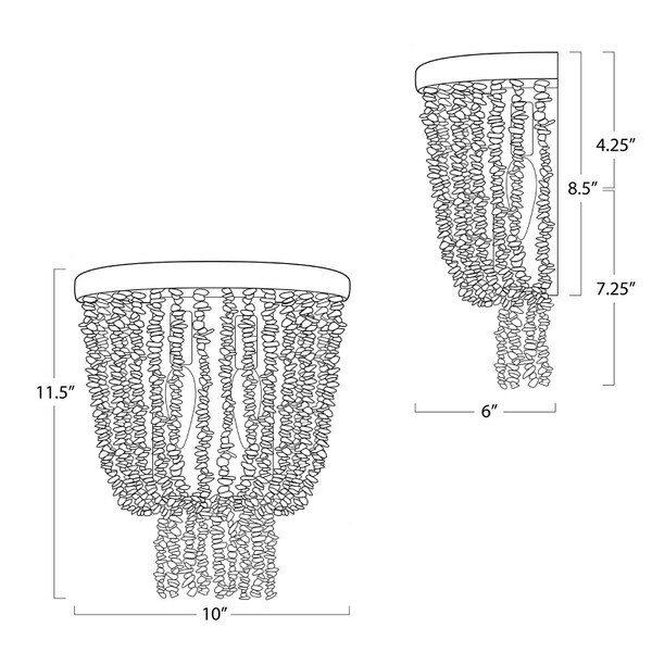 Milos Sconce Line Drawing